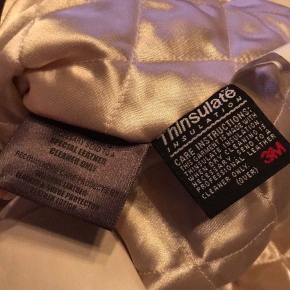 Wilson’s Leather S white leather jacket fluffy - Picture 9 of 9